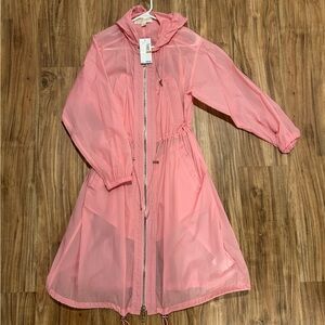 Michael Kors Pink Raincoat , nwt